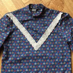 Fantastic Levi Strauss top, prairie western flair